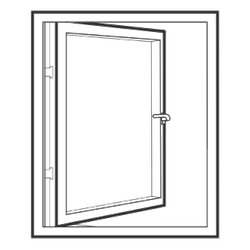Casement (outward)